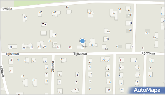 Solec Kujawski, Tęczowa, 10, mapa Solec Kujawski