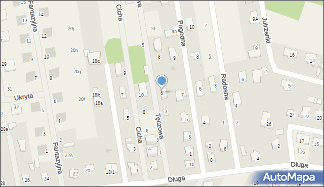 Stasi Las, Tęczowa, 6, mapa Stasi Las