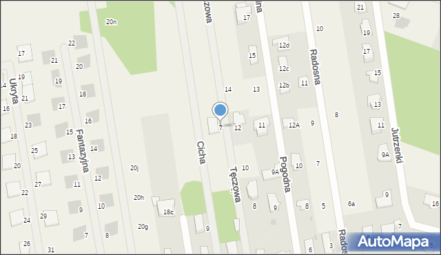 Stasi Las, Tęczowa, 7, mapa Stasi Las