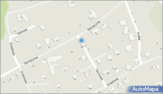 Świnoujście, Tęczowa, 19, mapa Świnoujście