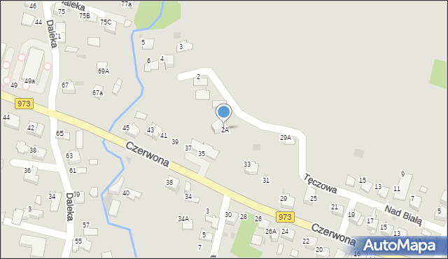 Tarnów, Tęczowa, 2A, mapa Tarnów