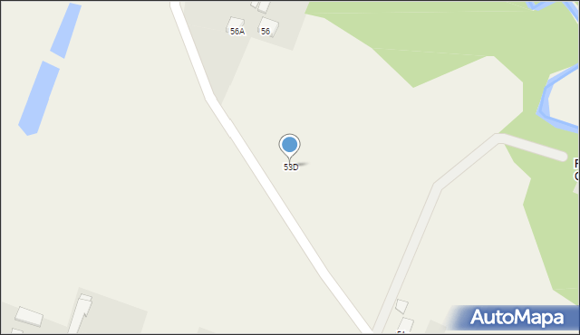 Tęgobórz, Tęgobórz, 53D, mapa Tęgobórz