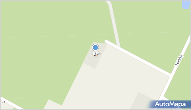 Teklów, Teklów, 10a, mapa Teklów