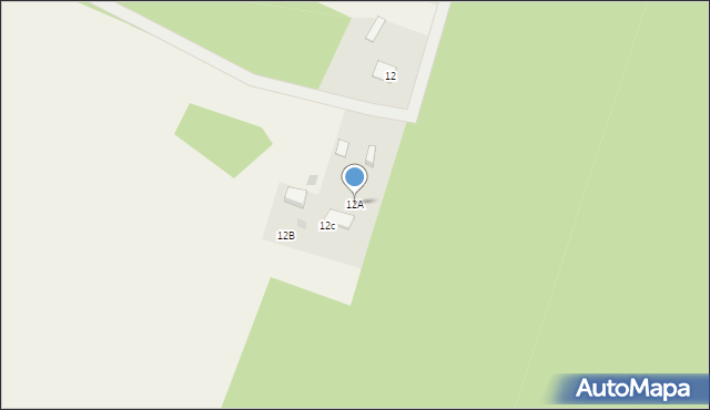Telążna Leśna, Telążna Leśna, 12A, mapa Telążna Leśna