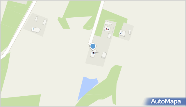 Telążna Leśna, Telążna Leśna, 1B, mapa Telążna Leśna