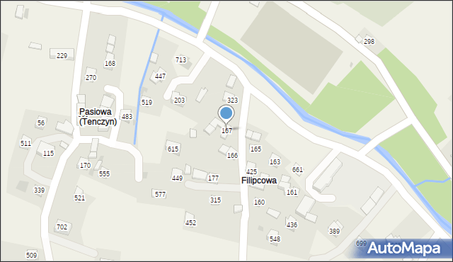 Tenczyn, Tenczyn, 167, mapa Tenczyn