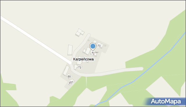 Tenczyn, Tenczyn, 71, mapa Tenczyn