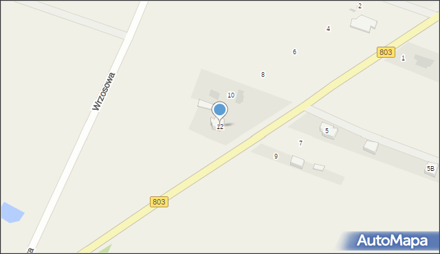 Teodorów, Teodorów, 12, mapa Teodorów