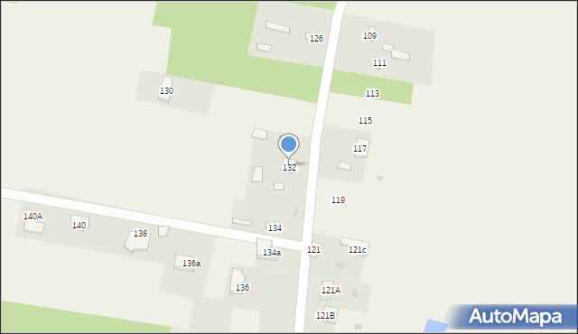 Teodorów, Teodorów, 132, mapa Teodorów