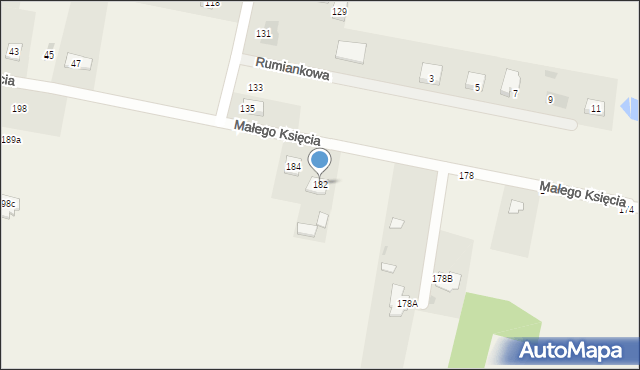 Teodorów, Teodorów, 182, mapa Teodorów