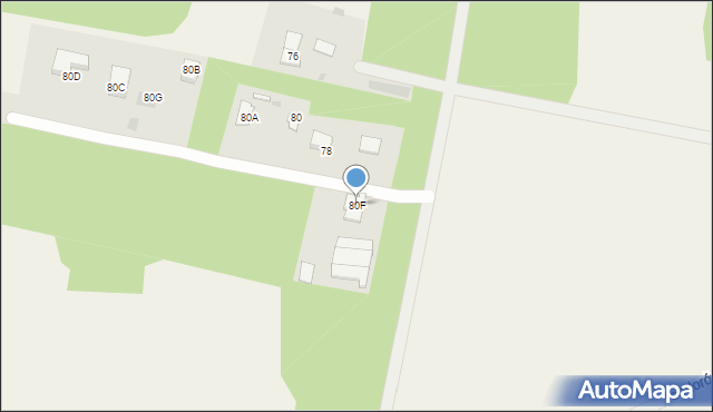 Teodorów, Teodorów, 80F, mapa Teodorów