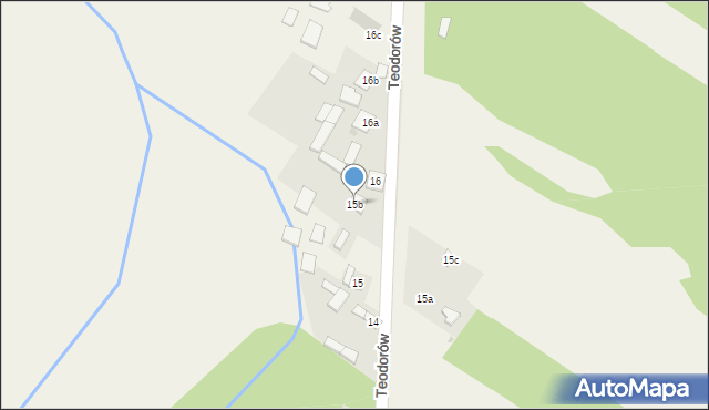 Teodorów, Teodorów, 15b, mapa Teodorów