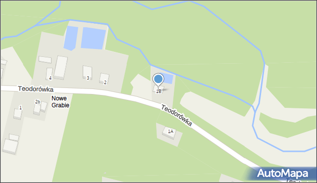 Teodorówka, Teodorówka, 1B, mapa Teodorówka