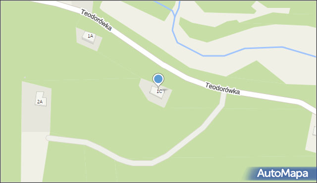 Teodorówka, Teodorówka, 1C, mapa Teodorówka