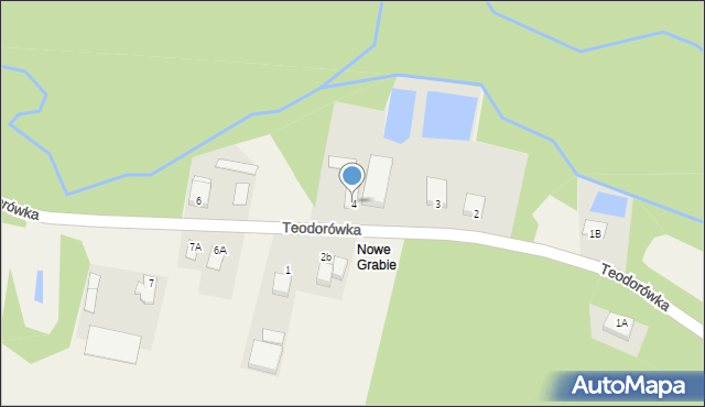 Teodorówka, Teodorówka, 4, mapa Teodorówka