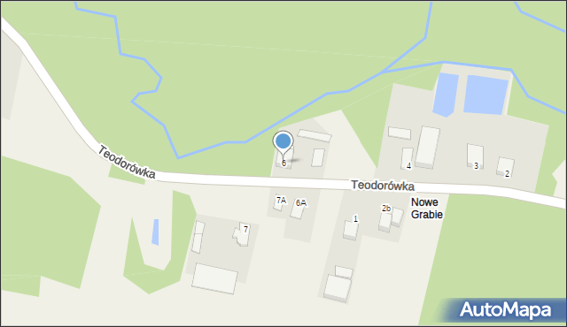 Teodorówka, Teodorówka, 6, mapa Teodorówka