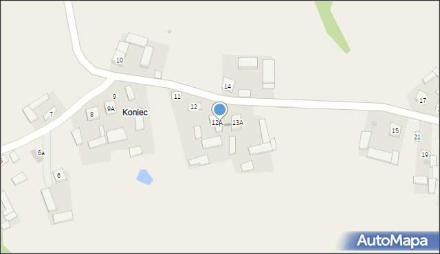 Teodorówka, Teodorówka, 13, mapa Teodorówka