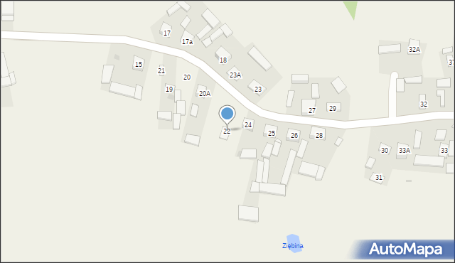 Teodorówka, Teodorówka, 22, mapa Teodorówka