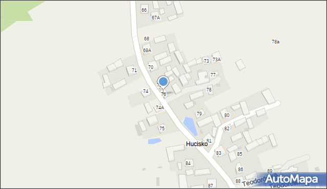 Teodorówka, Teodorówka, 76, mapa Teodorówka