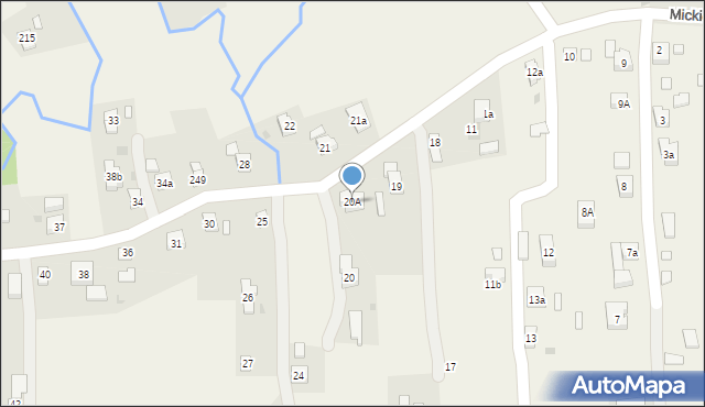 Teodorówka, Teodorówka, 20A, mapa Teodorówka