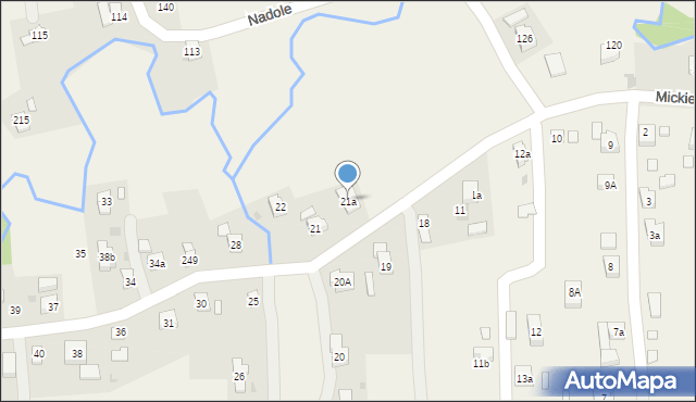 Teodorówka, Teodorówka, 21a, mapa Teodorówka