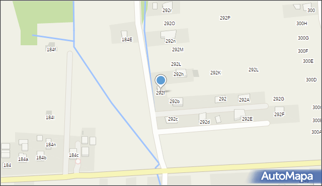 Teodorówka, Teodorówka, 292I, mapa Teodorówka