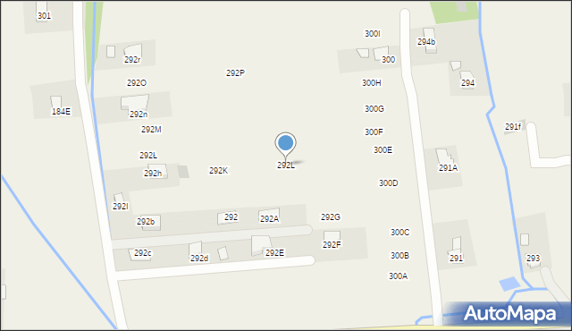 Teodorówka, Teodorówka, 292L, mapa Teodorówka