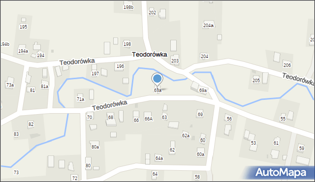 Teodorówka, Teodorówka, 63a, mapa Teodorówka