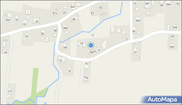 Teodorówka, Teodorówka, 74A, mapa Teodorówka
