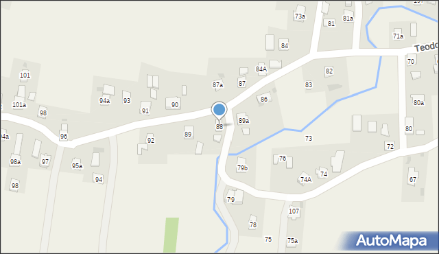 Teodorówka, Teodorówka, 88, mapa Teodorówka