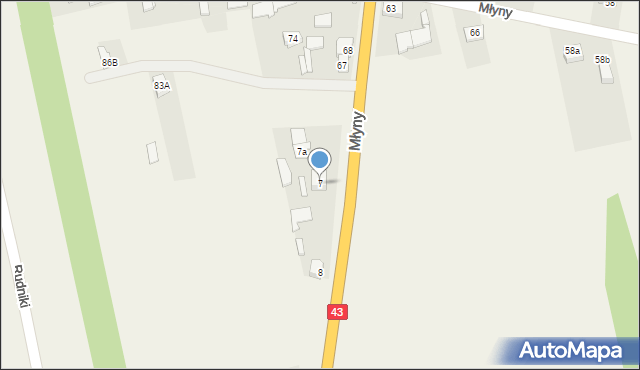 Teodorówka, Teodorówka, 7, mapa Teodorówka