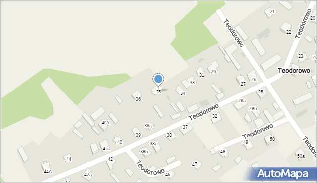 Teodorowo, Teodorowo, 35, mapa Teodorowo