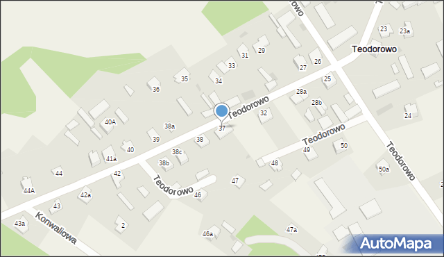 Teodorowo, Teodorowo, 37, mapa Teodorowo