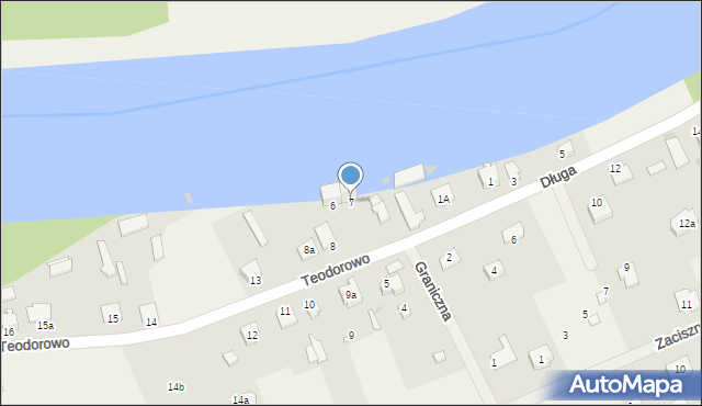 Teodorowo, Teodorowo, 7, mapa Teodorowo