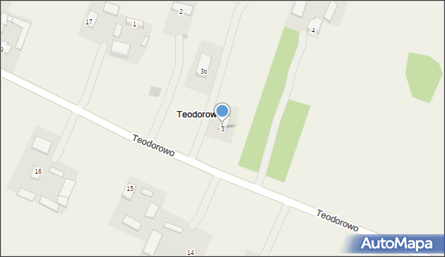 Teodorowo, Teodorowo, 3, mapa Teodorowo
