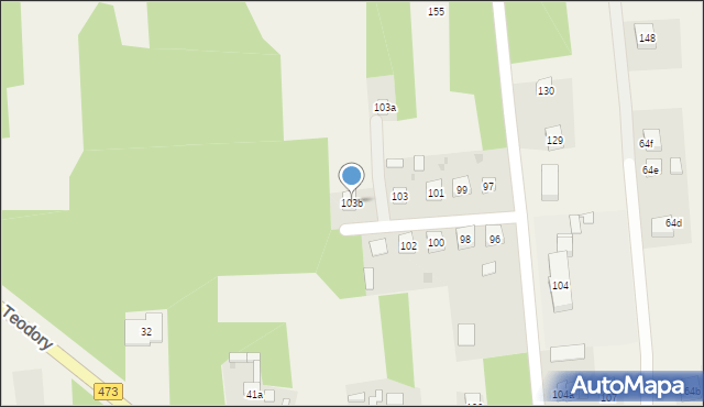 Teodory, Teodory, 103b, mapa Teodory