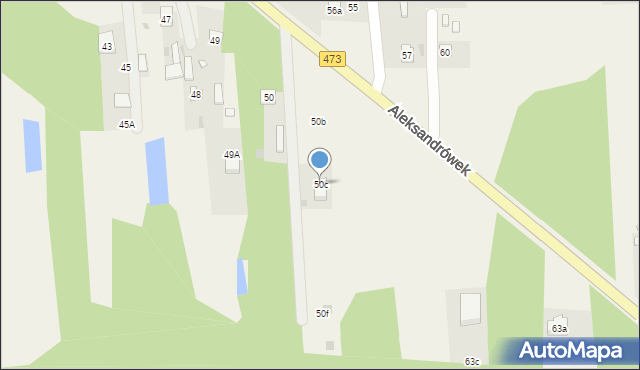 Teodory, Teodory, 50c, mapa Teodory