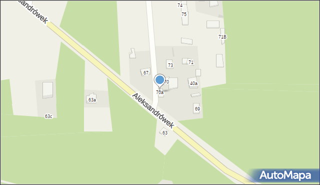 Teodory, Teodory, 70a, mapa Teodory