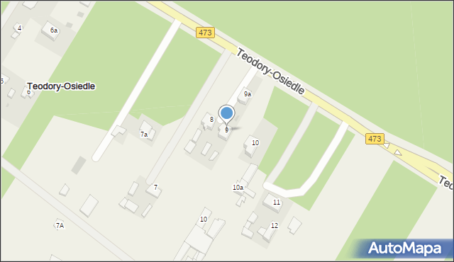 Teodory, Teodory, 9, mapa Teodory