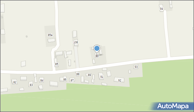 Teodory, Teodory, 90, mapa Teodory