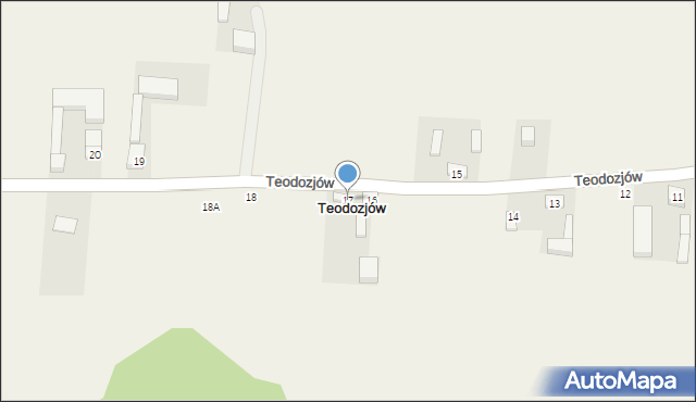 Teodozjów, Teodozjów, 17, mapa Teodozjów