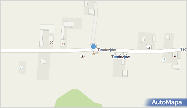 Teodozjów, Teodozjów, 18, mapa Teodozjów