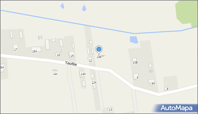 Teofile, Teofile, 13a, mapa Teofile