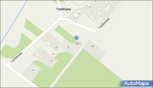 Teofilówka, Teofilówka, 16a, mapa Teofilówka
