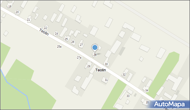 Teolin, Teolin, 28, mapa Teolin