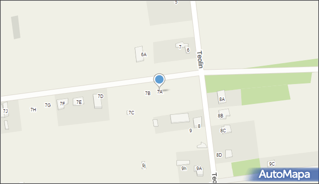 Teolin, Teolin, 7A, mapa Teolin