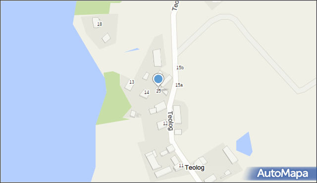 Teolog, Teolog, 15, mapa Teolog