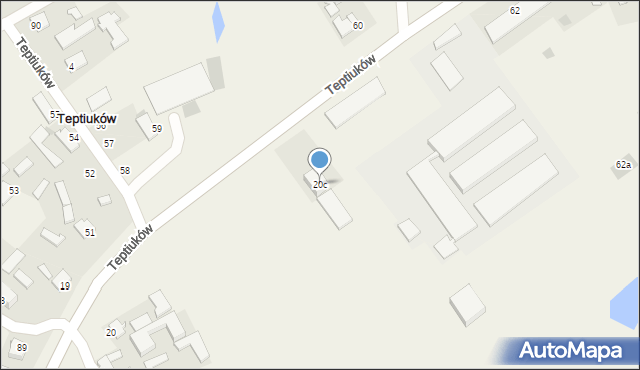 Teptiuków, Teptiuków, 20c, mapa Teptiuków