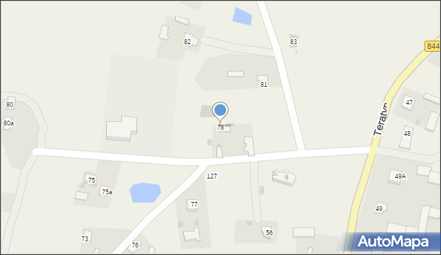 Teratyn, Teratyn, 78, mapa Teratyn