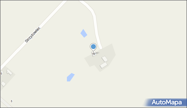 Terebiniec, Terebiniec, 69, mapa Terebiniec